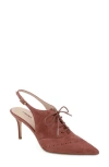L'agence Shreya Pointed Toe Slingback Pump In Multi