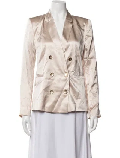 Pre-owned L'agence Silk Blazer W/ Tags In Pink