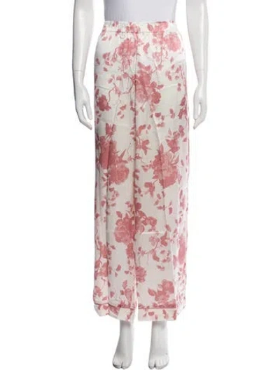 Pre-owned L'agence Silk Floral Print In Multi