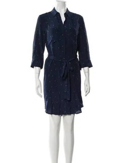 Pre-owned L'agence Silk Knee-length Dress