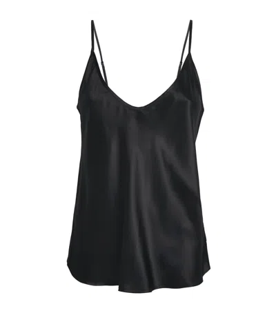L'agence Silk Lexi Camisole In Black