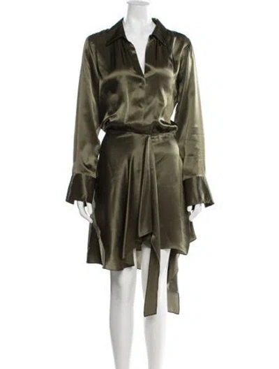 Pre-owned L'agence Silk Mini Dress