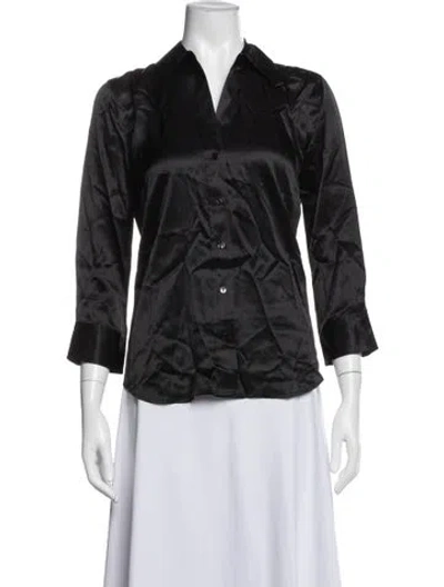 Pre-owned L'agence Silk Pajamas In Black