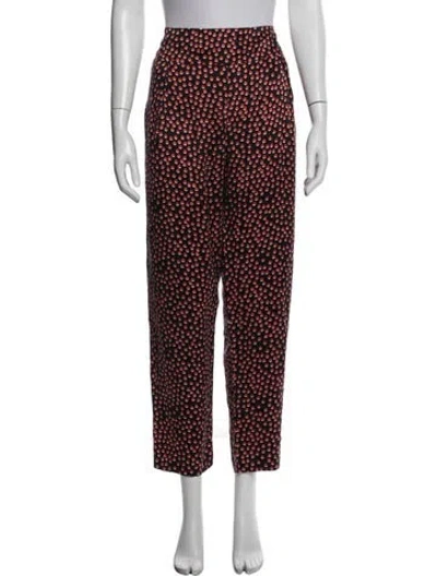 Pre-owned L'agence Silk Wide Leg Pants In Multi