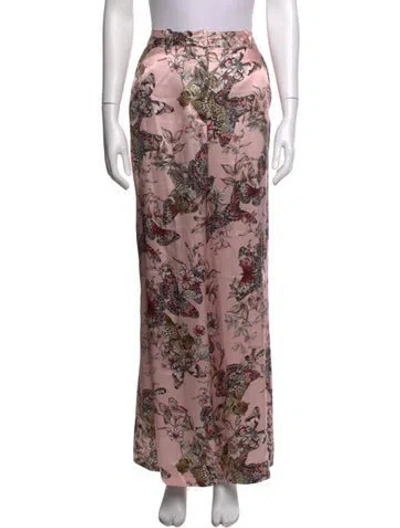 Pre-owned L'agence Silk Wide Leg Pants In Multicolor