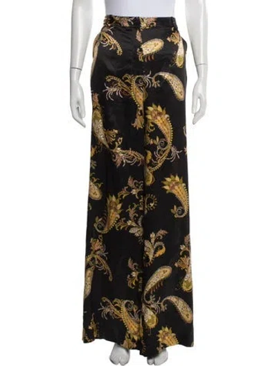 Pre-owned L'agence Silk Wide Leg Pants W/ Tags In Multi