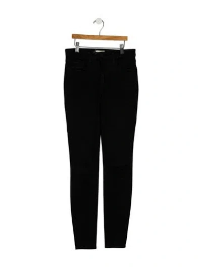 Pre-owned L'agence Skinny Leg Pants In Black