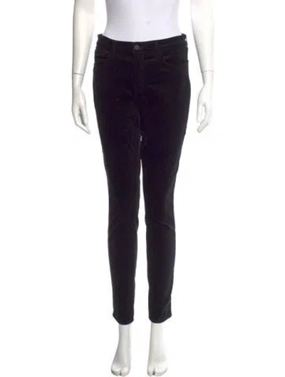Pre-owned L'agence Skinny Leg Pants In Black