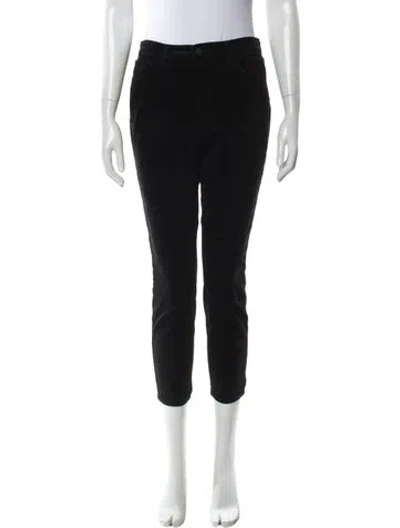 Pre-owned L'agence Skinny Leg Pants In Black