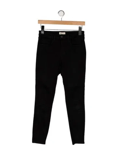 Pre-owned L'agence Skinny Leg Pants In Black