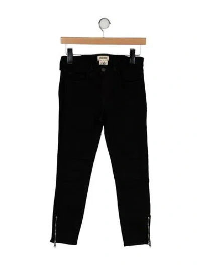 Pre-owned L'agence Skinny Leg Pants In Black