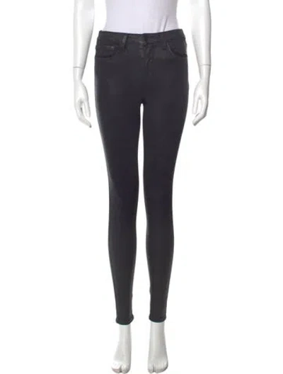 Pre-owned L'agence Skinny Leg Pants In Black