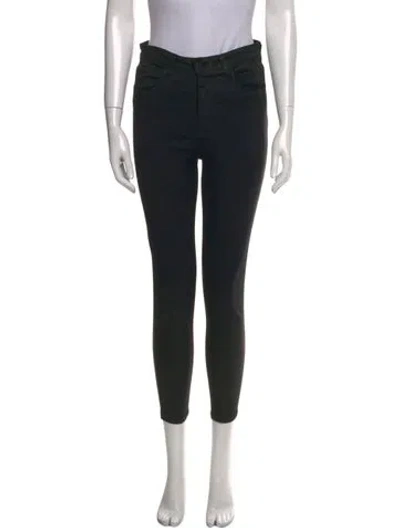 Pre-owned L'agence Skinny Leg Pants In Black
