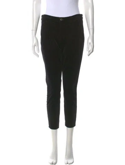 Pre-owned L'agence Skinny Leg Pants In Black