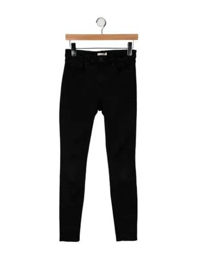 Pre-owned L'agence Skinny Leg Pants In Black