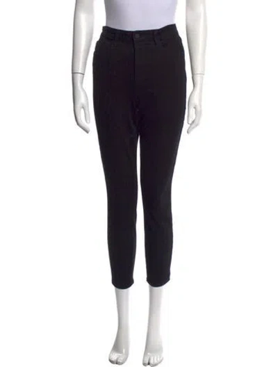 Pre-owned L'agence Skinny Leg Pants In Black
