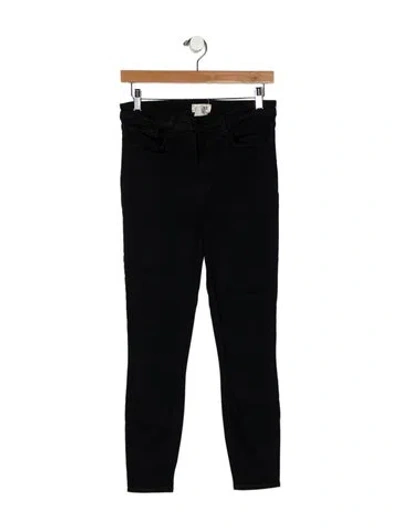 Pre-owned L'agence Skinny Leg Pants In Black