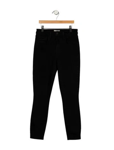 Pre-owned L'agence Skinny Leg Pants In Black