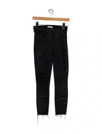Pre-owned L'agence Skinny Leg Pants In Black