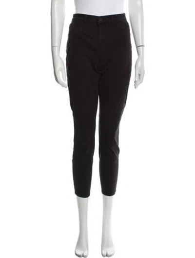 Pre-owned L'agence Skinny Leg Pants In Black