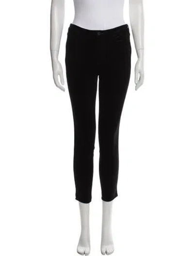 Pre-owned L'agence Skinny Leg Pants In Black