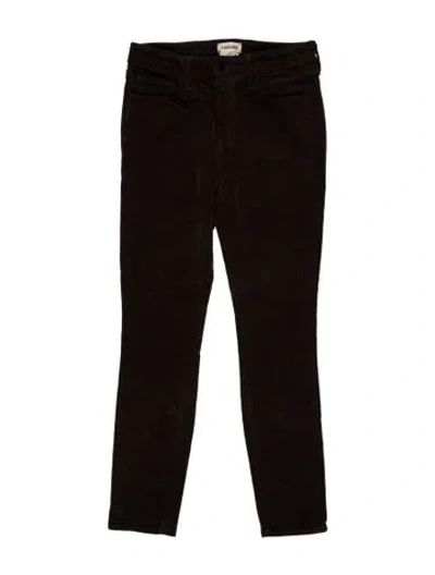 Pre-owned L'agence Skinny Leg Pants In Black