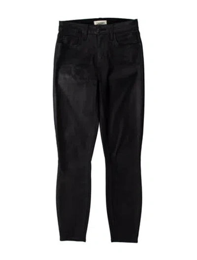 Pre-owned L'agence Skinny Leg Pants In Black