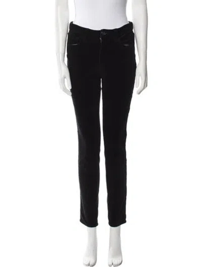 Pre-owned L'agence Skinny Leg Pants In Black