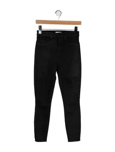 Pre-owned L'agence Skinny Leg Pants In Black
