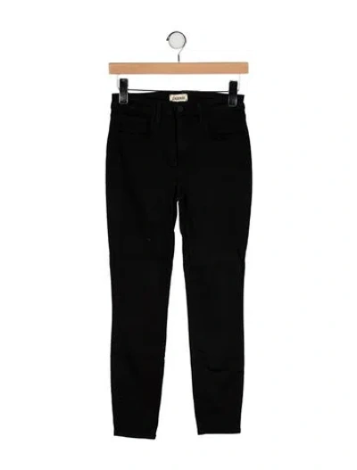 Pre-owned L'agence Skinny Leg Pants In Black