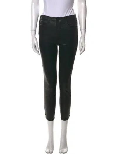 Pre-owned L'agence Skinny Leg Pants In Black