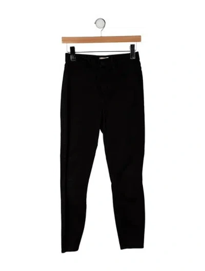 Pre-owned L'agence Skinny Leg Pants In Black
