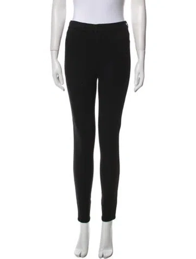 Pre-owned L'agence Skinny Leg Pants In Black