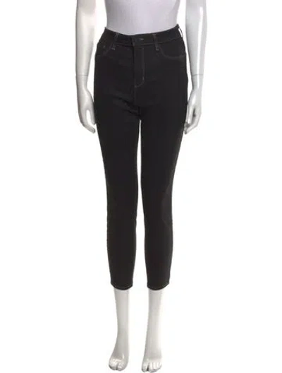 Pre-owned L'agence Skinny Leg Pants In Black