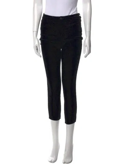 Pre-owned L'agence Skinny Leg Pants In Black