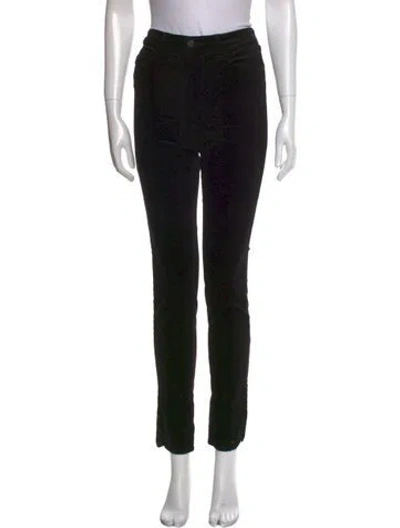 Pre-owned L'agence Skinny Leg Pants In Black