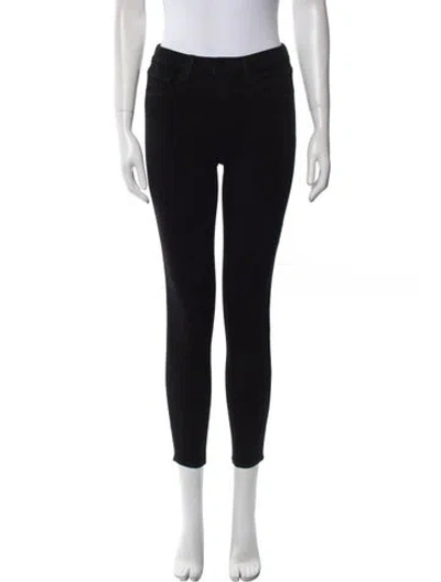 Pre-owned L'agence Skinny Leg Pants In Black