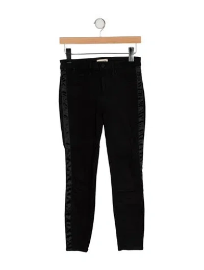 Pre-owned L'agence Skinny Leg Pants In Black