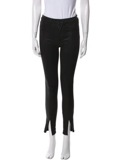 Pre-owned L'agence Skinny Leg Pants In Black