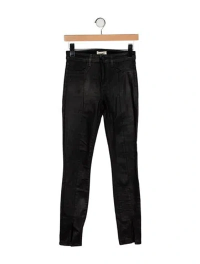 Pre-owned L'agence Skinny Leg Pants In Black