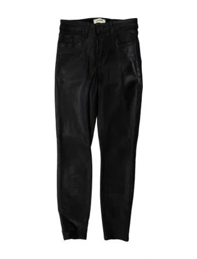 Pre-owned L'agence Skinny Leg Pants In Black