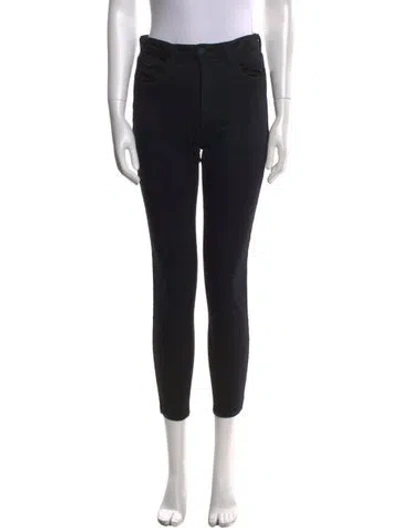 Pre-owned L'agence Skinny Leg Pants In Black