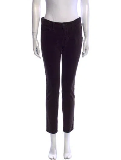 Pre-owned L'agence Skinny Leg Pants In Black