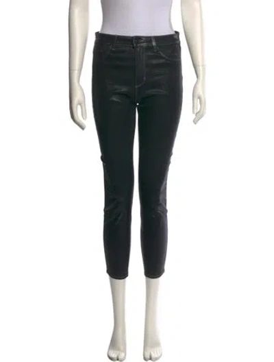 Pre-owned L'agence Skinny Leg Pants In Black