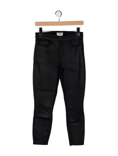Pre-owned L'agence Skinny Leg Pants In Black