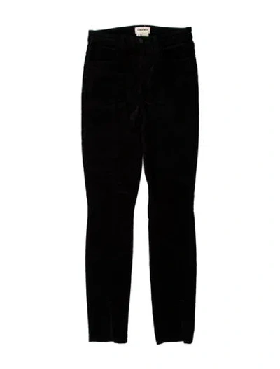 Pre-owned L'agence Skinny Leg Pants In Black