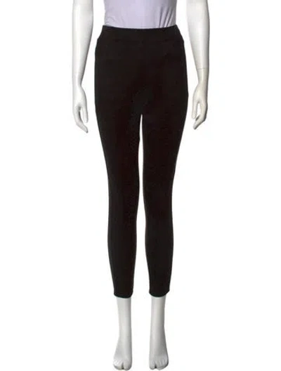 Pre-owned L'agence Skinny Leg Pants In Black