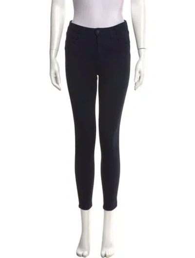 Pre-owned L'agence Skinny Leg Pants In Black