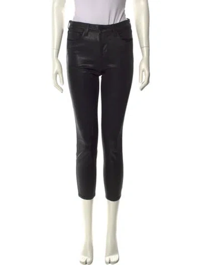 Pre-owned L'agence Skinny Leg Pants In Black