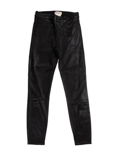 Pre-owned L'agence Skinny Leg Pants In Black
